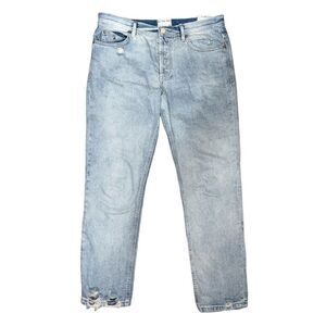We The Free Unknown Legend Mid Rise Skinny Distressed Denim Jeans 30 NWT Boho